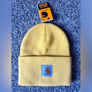 Brand new, never worn Carhartt yellow beanie